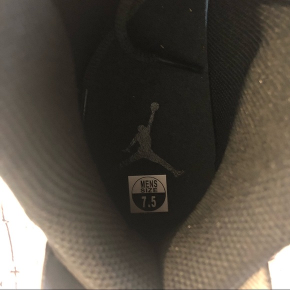 NWT Nike Air Jordan Dub Zero "Triple Black" Basketball Shoe - Picture 6 of 9